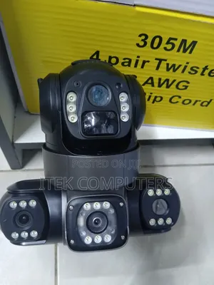 Solar WiFi Triple Lens CCTV with Motion Detection