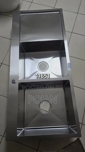 Sink ya Jikoni ya Chuma cha Pua ya Kiwango Kizito