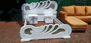 Queen Size Bed 5x6 - White Mahogany