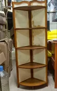 5-Tier Bamboo Corner Shelf Bookshelf - 2