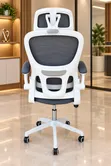 High-Back Lumbar Support Office Chair - 1