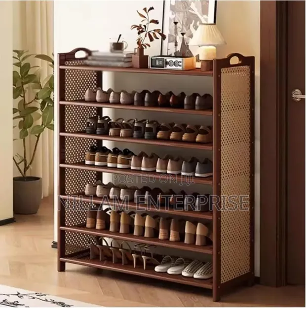 Bamboo Shoe Rack - 1