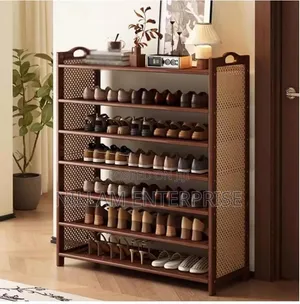 Bamboo Shoe Rack