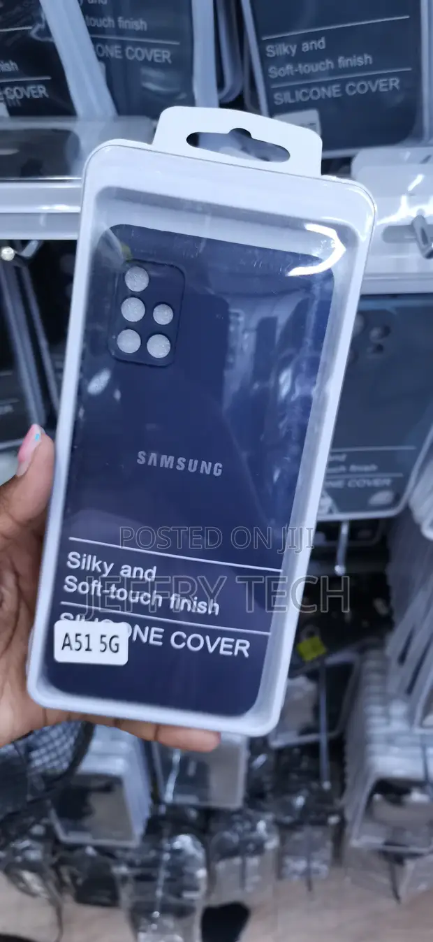 Samsung Galaxy A51 5G Silicone Cover - Blue - 1