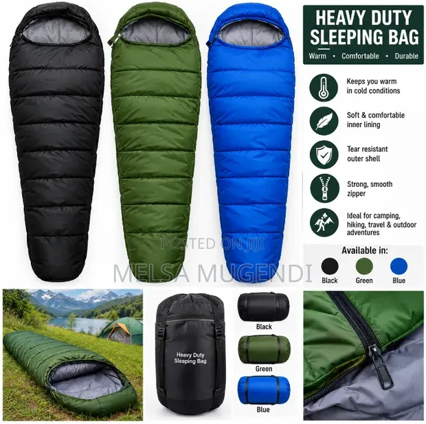 Brand New Heavy Duty Camping Sleeping Bag - 1