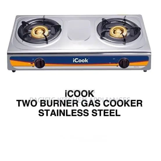 Icook Cooker ya Gesi ya Milango Miwili ya Chuma cha Kutupwa - 1