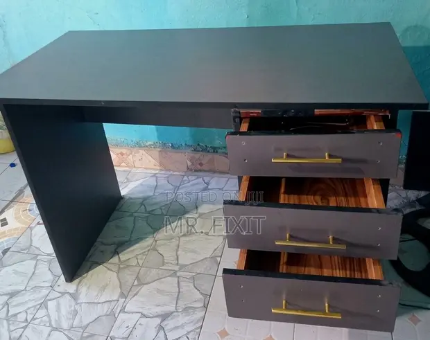 1.2m Grey Office Desk - 1