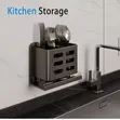Carbon Metal Toothbrush Holder - 1