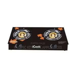 Icook Jiko la Gesi la Vichomeo 2 vya Kioo
