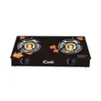 Icook 2-Burner Glass Top Gas Cooker - 1