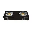 Icook 2-Burner Glass Top Gas Cooker - 2
