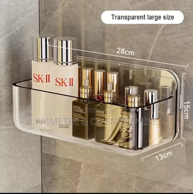 Acrylic Organizer Kubwa ya Bafuni - 1