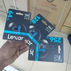 Kadi Asili za Lexar 64GB, 128GB, 256GB V30 SD