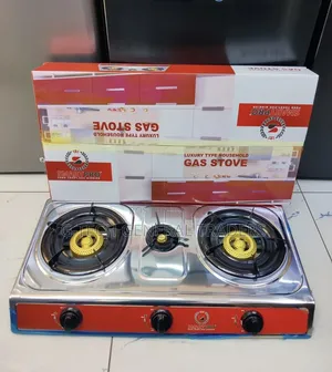 Smartpro 3-Burner Stainless Steel Table Top Gas Stove