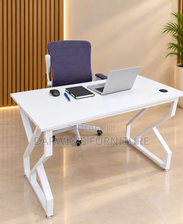 Boss Office Products Double Pedestal Desk and Chair - 1