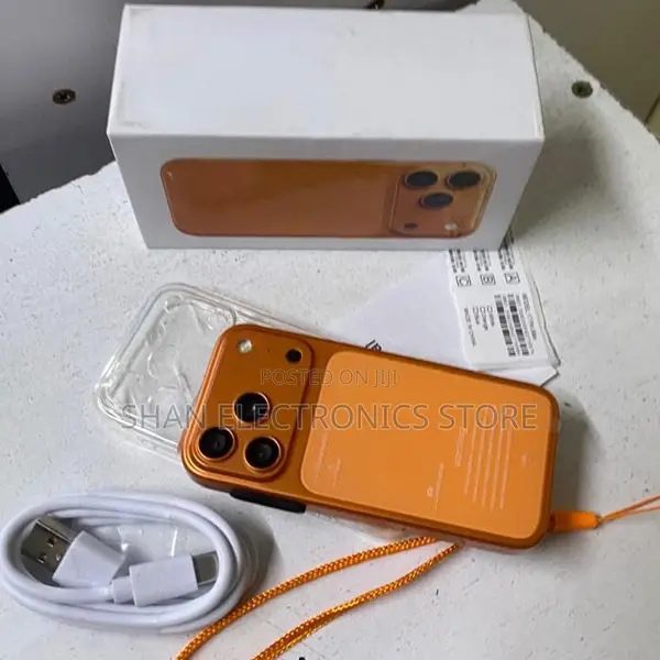 Simu Mpya ya Android i7 Mini 512GB Rangi ya Chungwa - 1
