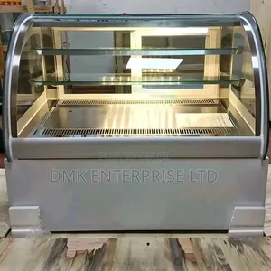 Brand New Curved Glass Commercial Cake Display Chiller