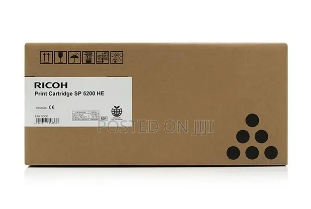 Ricoh Aficio SP 5200 Toner Nyeusi - 1