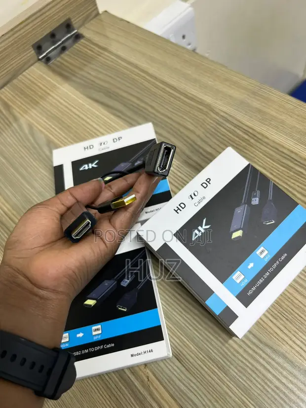 HDMI hadi DisplayPort 4K Cable - 1