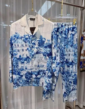 Johanna Ortiz Toile Print Pajama Set