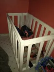 BUILT Mpya ya Mtoto Crib/Kitanda - 1