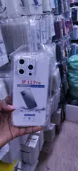 Kifaa cha Kinga cha TPU Chenye Uwazi kwa iPhone 15 Pro - 1