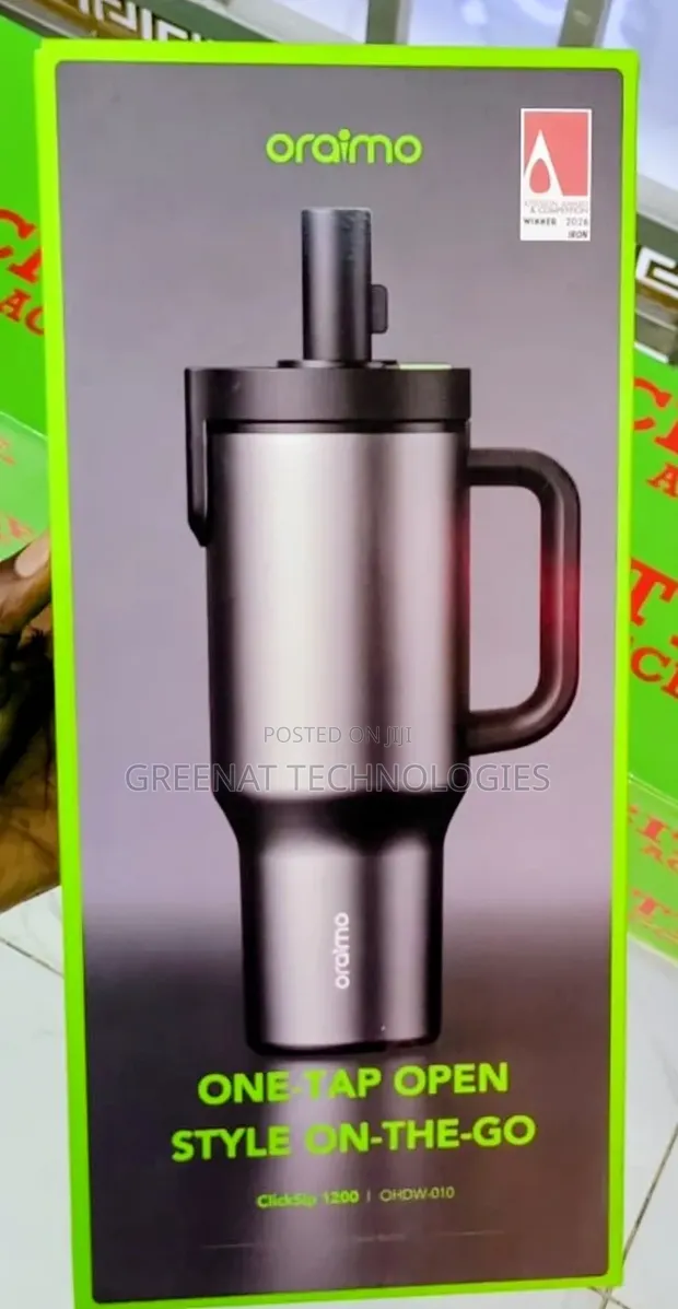 Oraimo ClickSip 1200 Dual-Sip Insulated Water Bottle - 1