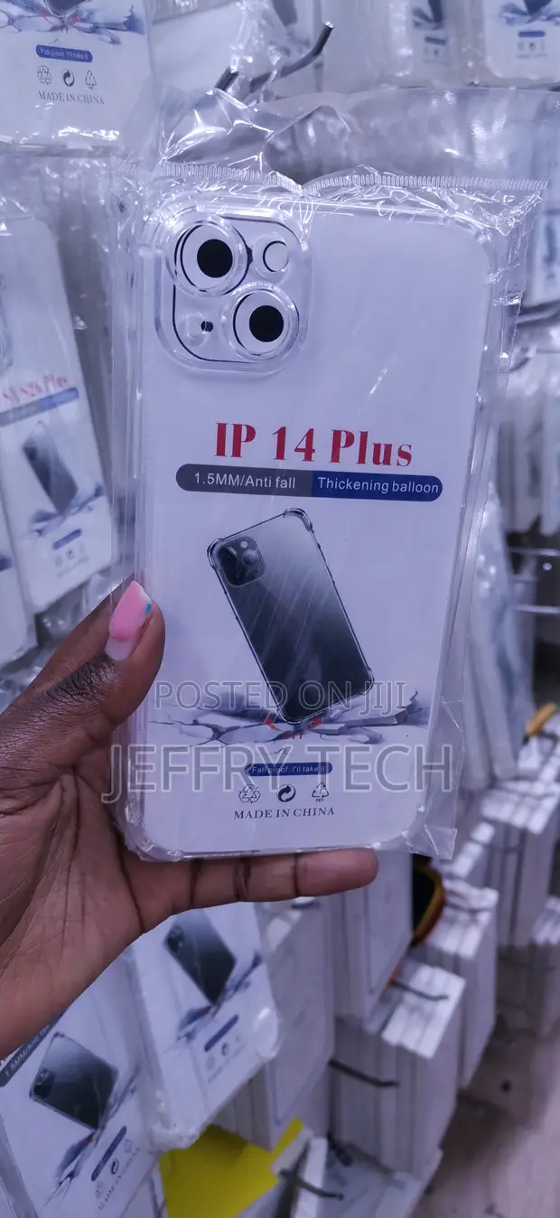 Kifaa cha Kinga cha TPU cha iPhone 14 Plus Kisichoonekana na Kinachostahimili Mshtuko - 1