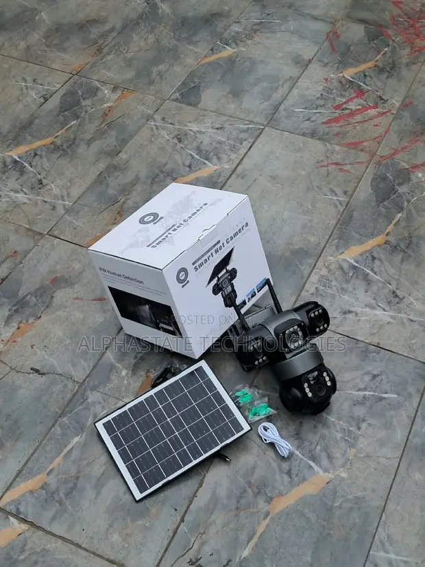 Kamera ya Usalama ya Solar 4G yenye Triple Lens - 1