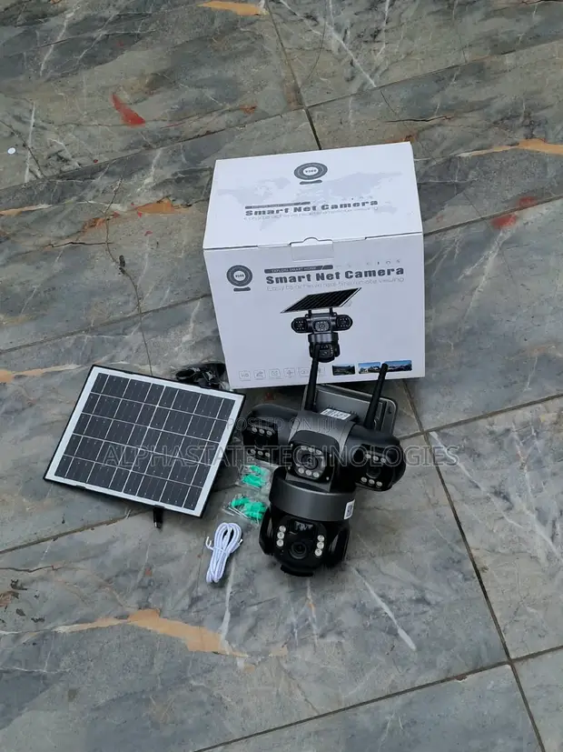 Solar 4G CCTV Camera with SIM Card Support - 1