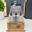Ailyons 6L Single Basket Deep Fryer - 1