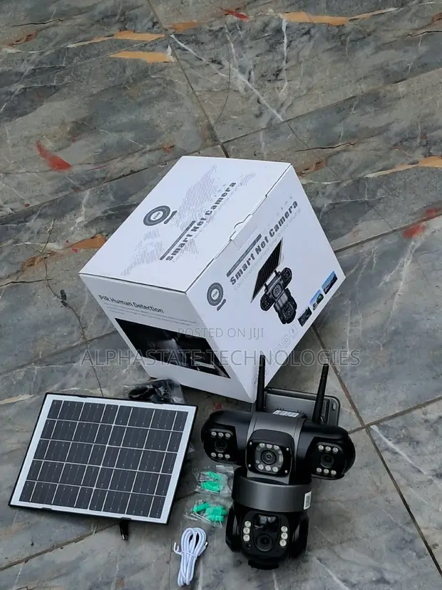 Kamera ya 4G Solar PTZ yenye Triple Lens & Night Vision - 1