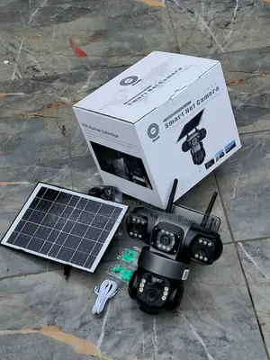 Triple Lens 4G SIM Solar Camera