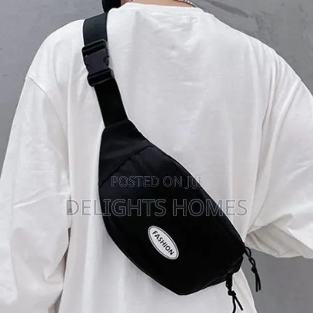 Fanny Pack / Crossbody Waist Travel Bag - Black - 1