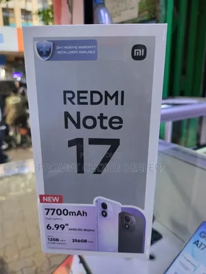 New Xiaomi Redmi Note 17 256GB Black