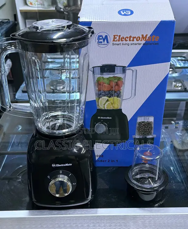 Electromate 2-in-1 Blender (1.5L) - Ksh 1,900 - 1