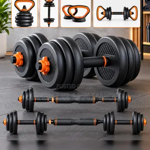50kg 6-in-1 Adjustable Weight Set for Home Gym