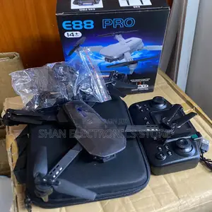 E88 Pro Mini Drone yenye Kamera Mbili za 4K HD
