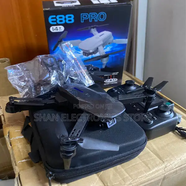 E88 Pro Drone with Camera and Display Screen - 1