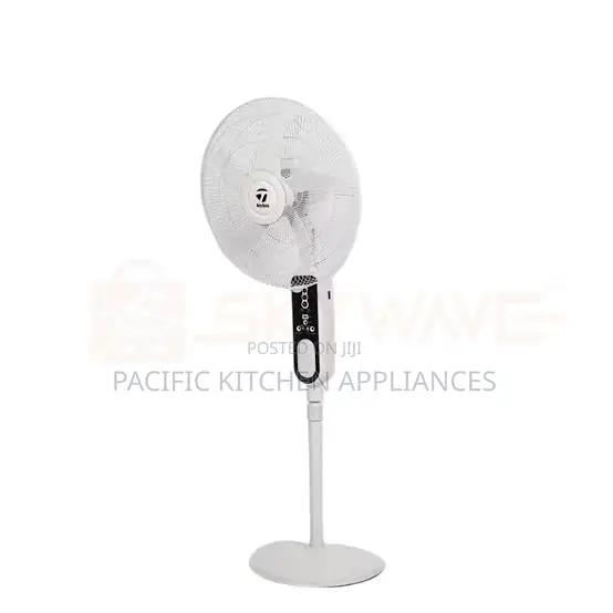 Kennede Rechargeable 18-Inch Stand Fan with LED Light - 1