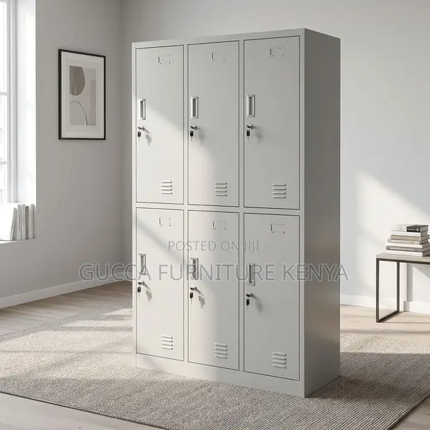 GUCCA FURNITURE 6-Locker Storage Cabinet - 1