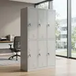GUCCA FURNITURE 6-Locker Storage Cabinet - 3