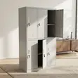 GUCCA FURNITURE 6-Locker Storage Cabinet - 5