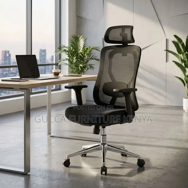 Executive High Back Chair with Lumbar Support - 1