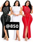 Gauni Jipya Jekundu la Bodycon kwa Wanawake - 1
