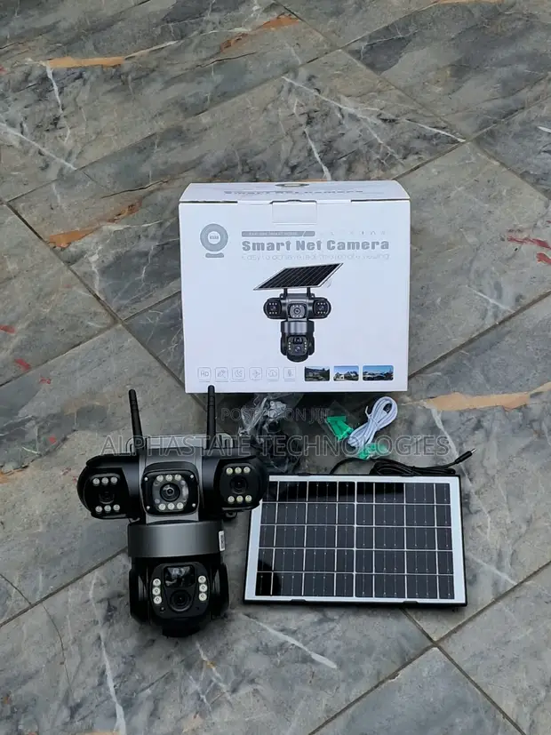 V380 WiFi Solar PTZ Camera with Night Vision - 1