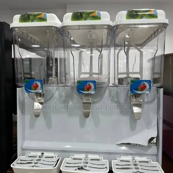 Commercial Juice Dispenser 16L x3 - Triple Tank Beverage Machine - 1