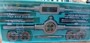 12-Piece Metric Tap and Die Set kwa Metal Threading