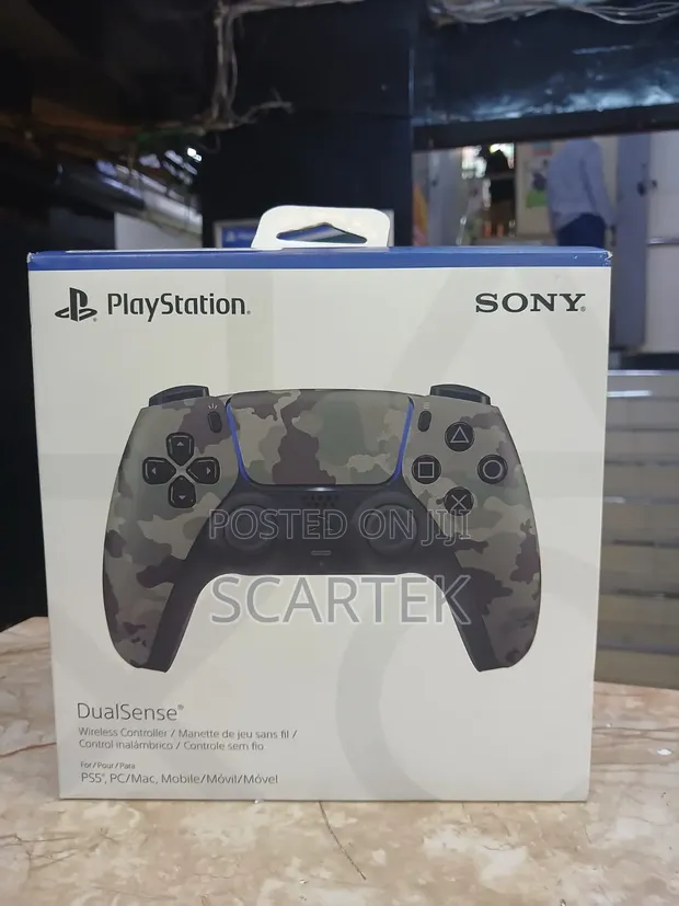 Sony PlayStation 5 DualSense Wireless Controller - Grey Camouflage - 1