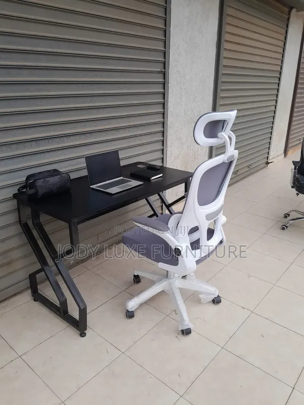 Boss Office Products Study Desk and Chair Set - White - 1